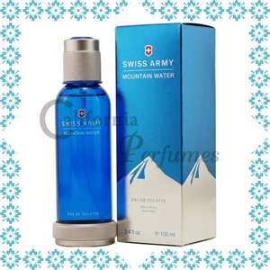 MOUNTAIN WATER by Swiss Army 3.4 oz EDT Cologne Tester  