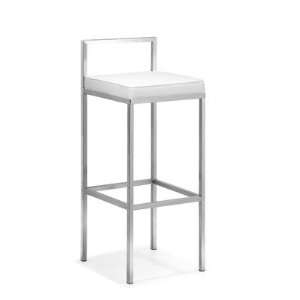  Set of 2 Zuo Industry White 30 High Bar Stool