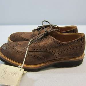 New Brunello Cucinelli Vintage Wingtip Oxfords Shoes Size 9 / 42 Z 