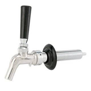 Perlick 525SS Stainless Beer Faucet Chrome Shank Combo Kit w/ Knob