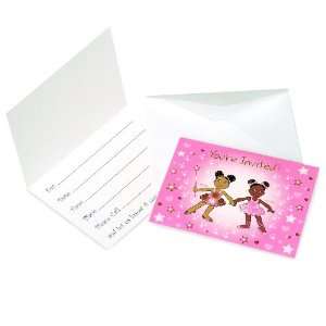  Lets Party By Uzuri Kids Penny and Pepper Invitations 