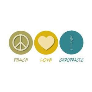  Peace Love Chiropractic Round Stickers Arts, Crafts 