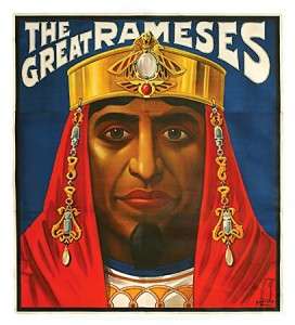 RAMESES A most outstanding and VERY RARE MAGIC poster  