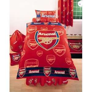  Arsenal Crest Fc Football Rotary Official Single Bed Duvet 