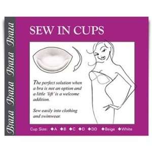   Waterproof By The Pair Sew In Cup Bra Support And Shape Pads  