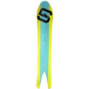  DNAZ Powder Surfer RX Swallowtail Snowboard [Yellow/Blue 
