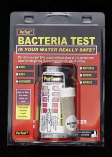 PurTest P Bacteria Home Water Quality Pro Test Lab Kit Fresh Testing 
