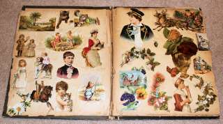   Vintage Antique Victorian Period Scrapbook Trade Cards Scraps Die Cut