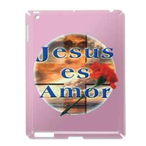  iPad 2 Case Pink of Jesus Es Amor Jesus Is Love 