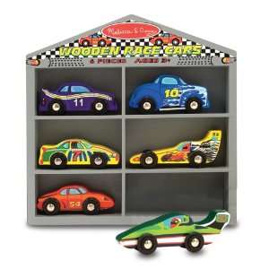  Melissa & Doug Deluxe Wooden Race Cars Set Toys & Games