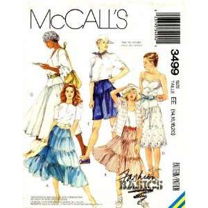   Pattern Misses Yoke Tiered Skirts Size 14   20 Arts, Crafts & Sewing