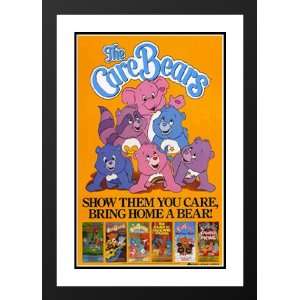 Care Bears Videos 20x26 Framed and Double Matted Movie Poster   Style 