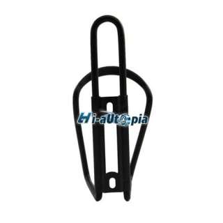 New Black Bike Bicycle Alloy Water Bottle Cage Holder  