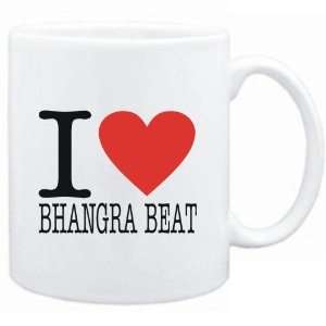  Mug White  I LOVE Bhangra Beat  Music