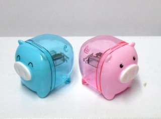 Pair of He & She Cutie Pig Lover Piggy Pencil Sharpener  
