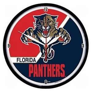Florida Panthers Round Clock