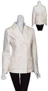 ESCADA SPORT Crisp Cotton Coat Jacket Blazer 40 10 NEW  