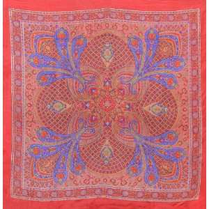   Indian Paisley Print   Hippie Style   Red, Blue & Gold Toys & Games