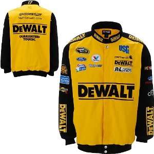   Authentics Matt Kenseth DeWalt Twill Uniform Jacket