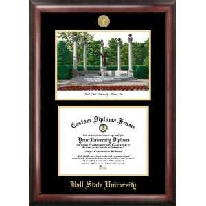  Ball State University Gold Embossed Diploma Frame with 
