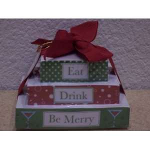   Memo Pads Gift Set Eat, Drink, and Be Merry 