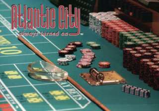 Atlantic City, New Jersey, Craps Table, Gambling, Casino Chips 