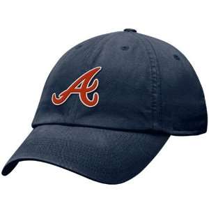  Nike Atlanta Braves Navy Blue Relaxed Adjustable Hat 
