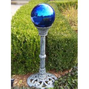  Chateau Living Mississippi Blue Gazing Ball Patio, Lawn 