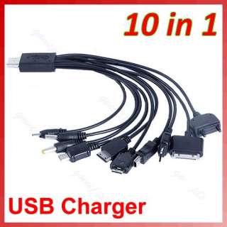   Universal Multi USB Charger Cable For Cellphone iPhone iPod  