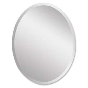   22 Vanity Oval Mirror Frameless Beveled Oval