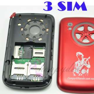 Tri Sim dual sim Quad Band Mobile TV Phone Unlocked AT&T handset GSM 