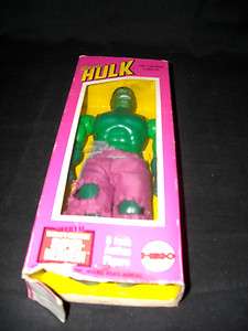   Incredible Hulk 8 Figure (MIB) Vintage Mego (100% All Original