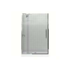  Kohler K 705710 L Pinstripe Shower Door, Bright Silver 