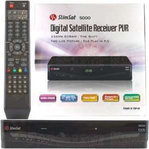  Slimsat 5000 Digital FTA Satallite Receiver PVR 