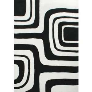   Maze Marshmallow Contemporary Rug Size 76 x 96 Furniture & Decor