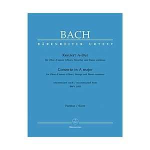  Concerto For Oboe DAmore In A Major, BWV 1055 