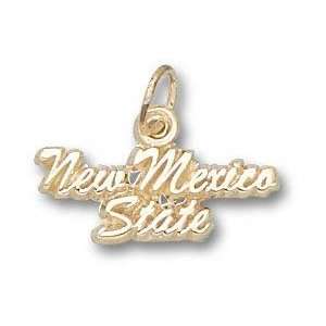   Aggies 10K Gold NEW MEXICO STATE 1/4 Pendant