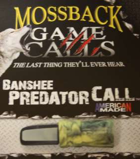 Mossback Game Calls Banshee Predator Call American Made Coyote Varmint 