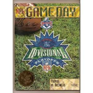  1997 NFL Divisional Playoff Program Packers Buccaneers 