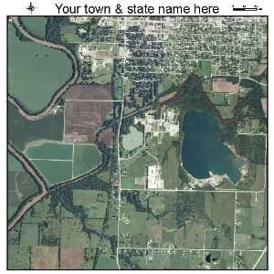  Aerial Photography Map of Bassett, Kansas 2010 KS 