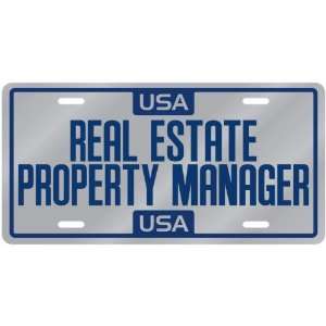 New  Usa Real Estate Property Manager  License Plate Occupations 