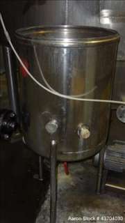 Used  Tank, 20 Gallon (75 liter), Stainless Steel. Appr  
