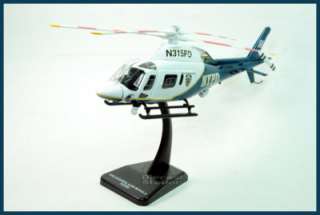 NYPD HELICOPTER AGUSTA A119 KOALA DIE CAST 1/43  