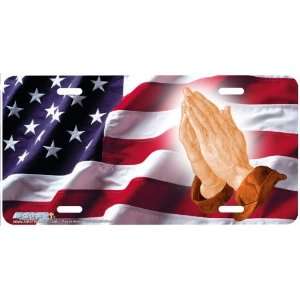 322 Pray for America Airbrushed License Plates Car Auto Novelty 