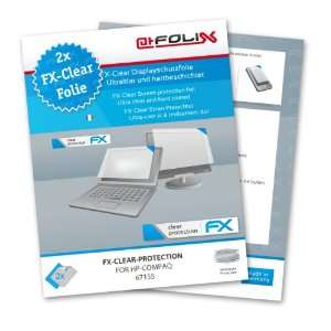  2 x atFoliX FX Clear Invisible screen protector for HP 