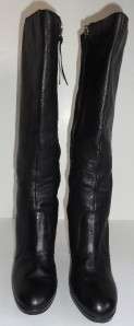Simply Vera Vera Wang Brie Black Leather Boots SZ 10M  