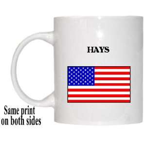  US Flag   Hays, Kansas (KS) Mug 