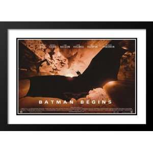  Batman Begins 20x26 Framed and Double Matted Movie Poster 