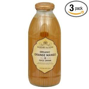 Harney & Sons Organic Mango Juice, 16 ounces (Pack of3)  