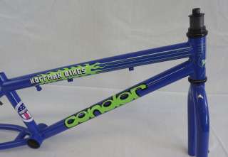 New Hoffman BMX Condor Frame & Forks Old School BMX Blue  